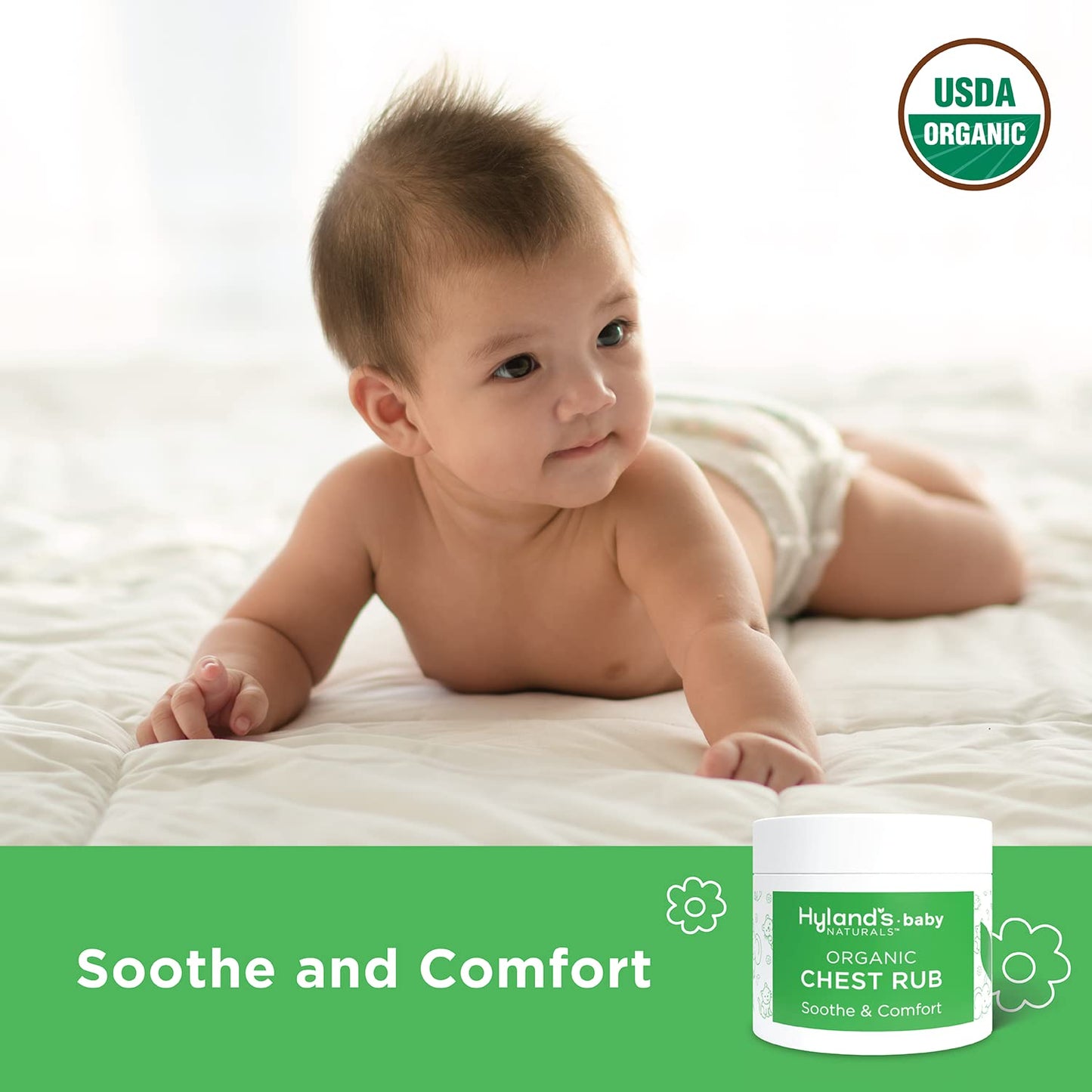 Hyland's Baby Naturals Organic Chest Rub Soothe & Comfort 1.76 oz / 50g (NO BOX)