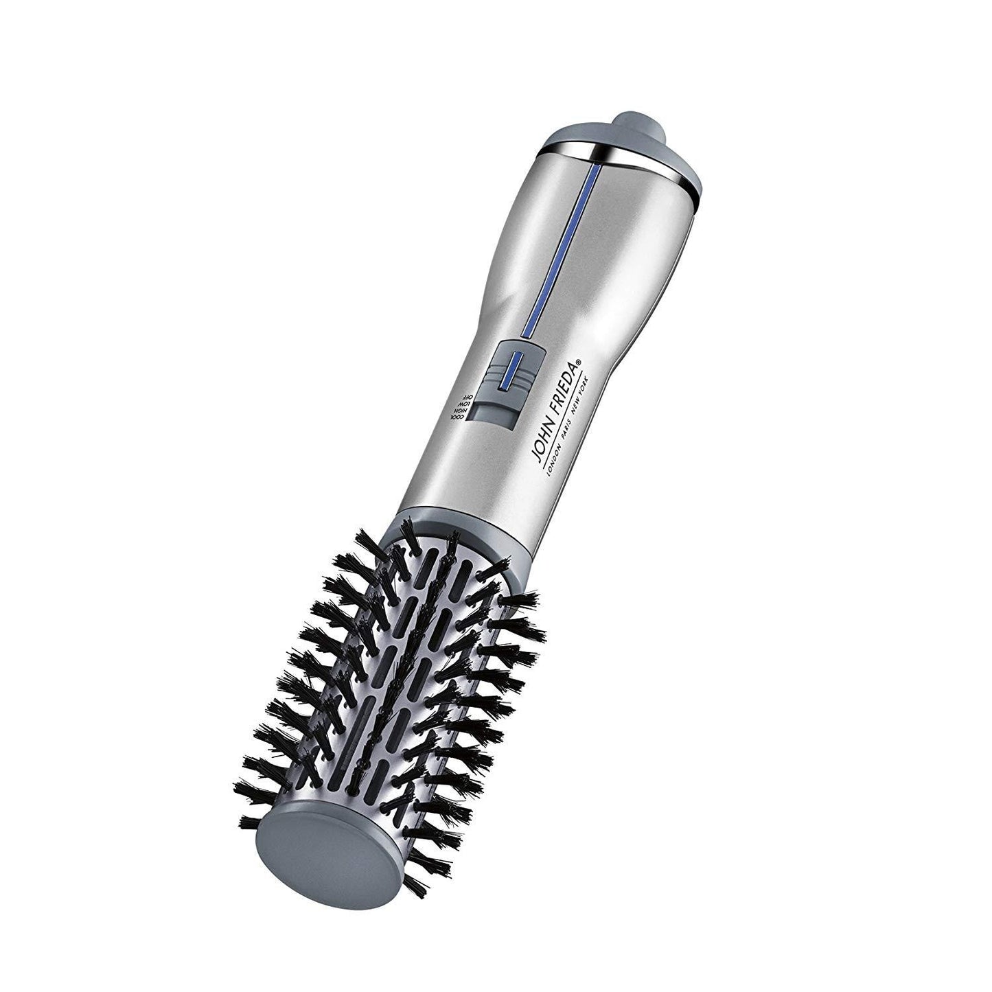 John Frieda Hot Air Brush Frizz Ease 1 1/2 inch barrel JFHA5R / JFHA5NG Salon Shape (Silver)