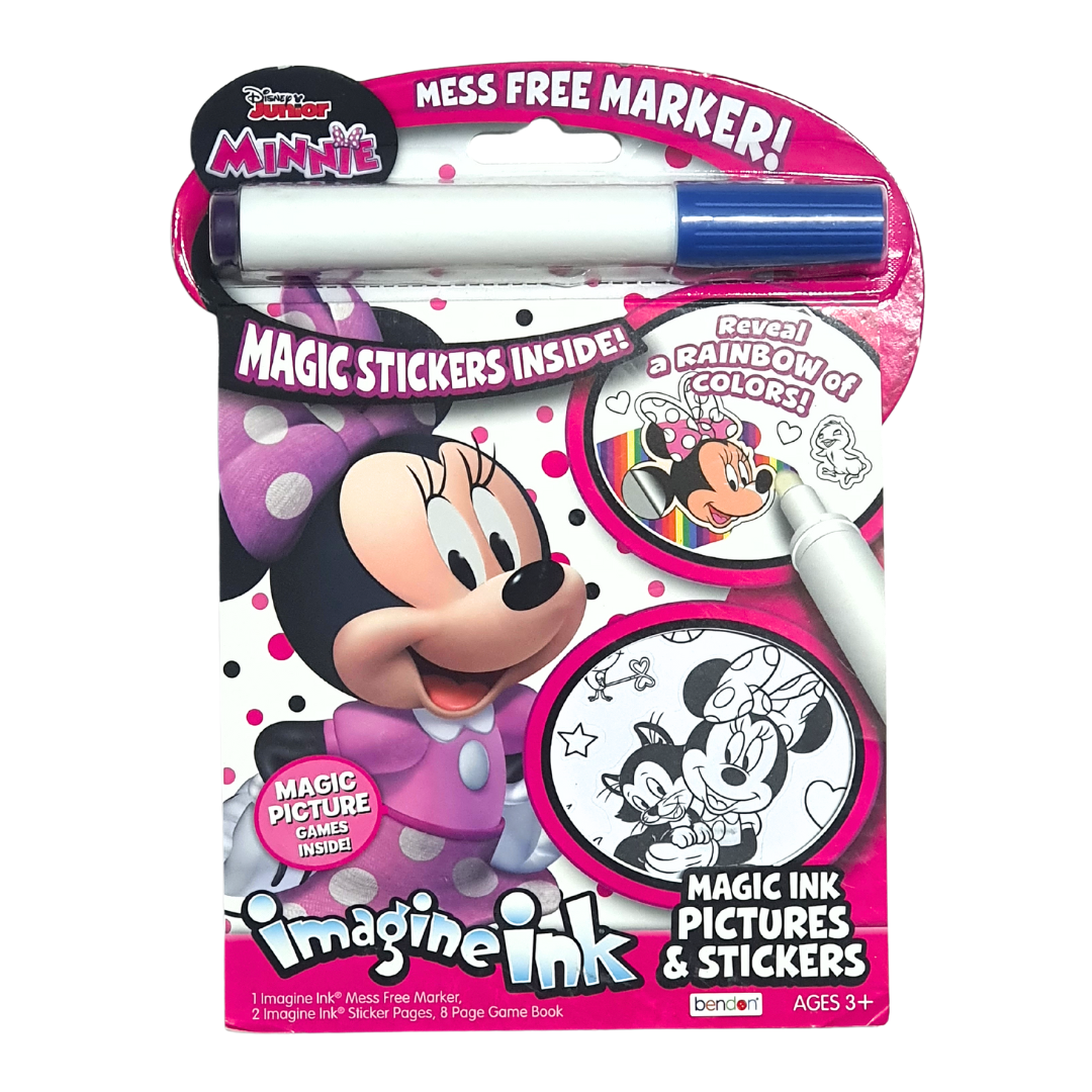 Imagine Ink Mess Magic Ink Pictures & Stickers Minnie Ages 3+