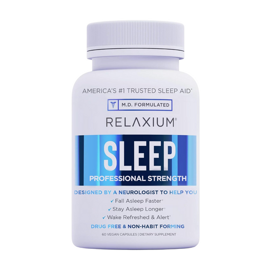 Relaxium Sleep Non-Habit Forming Sleep Aid Supplement, 60 Vegan Capsules