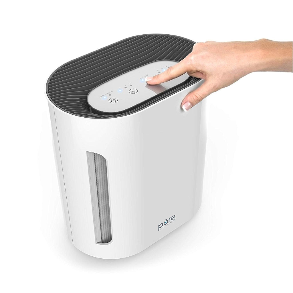 Pure Enrichment PureZone 3-in-1 True HEPAAir Purifier - 3 Speeds Plus UV-C Air Sanitizer