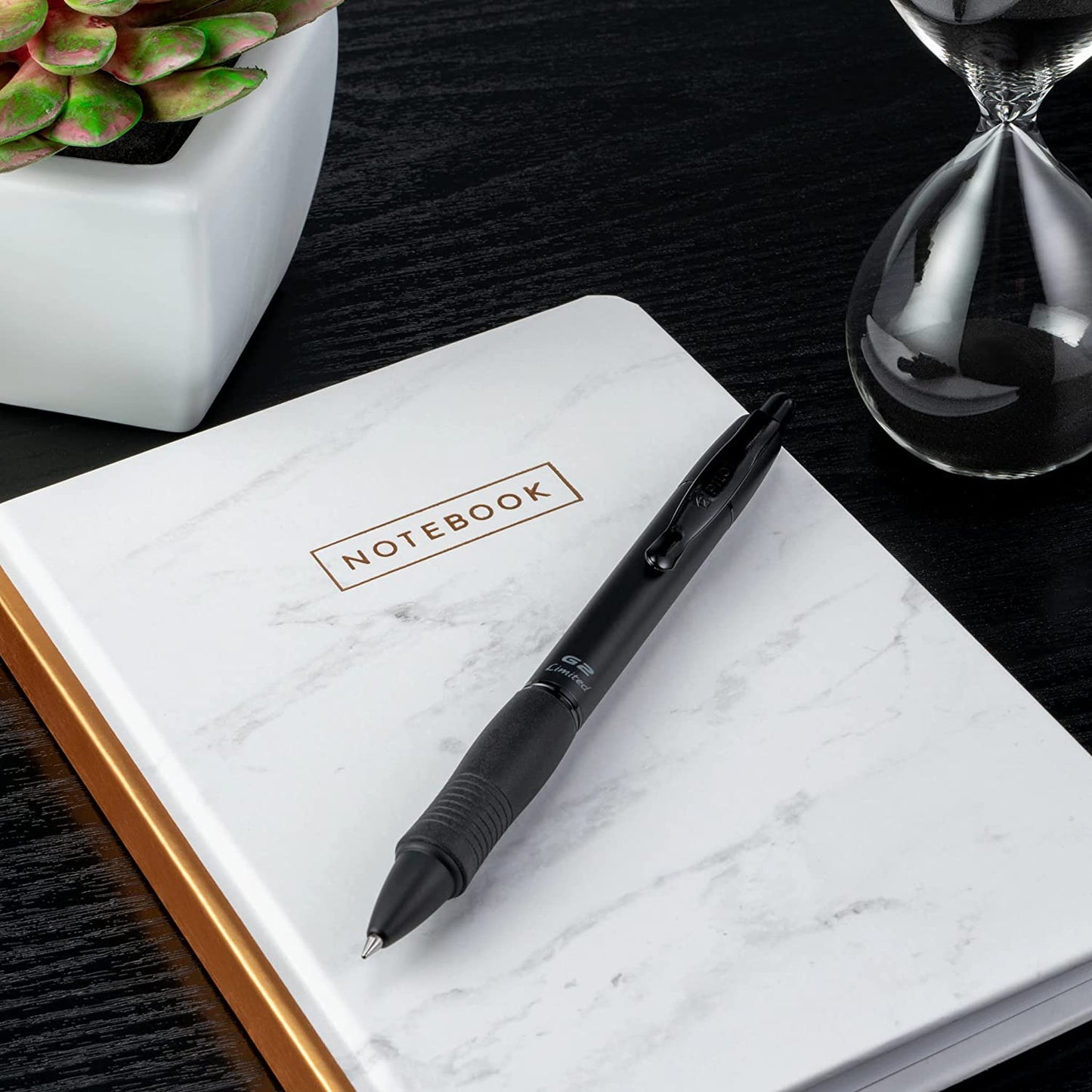 Pilot Pen 15238 G2 Limited Premium Gel Ink Pen Fine Point Barrel Black Gel Ink