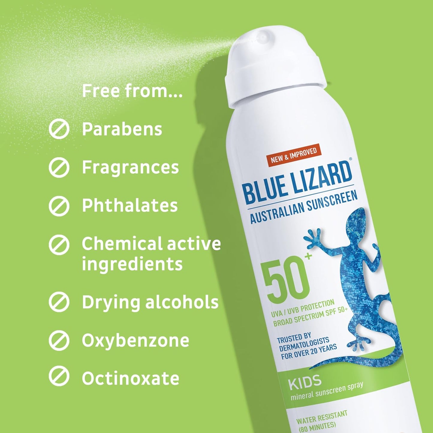 Blue Lizard Australian Sunscreen SPF 50+ UVA / UVB Proctection for Kids 5 oz (142g)