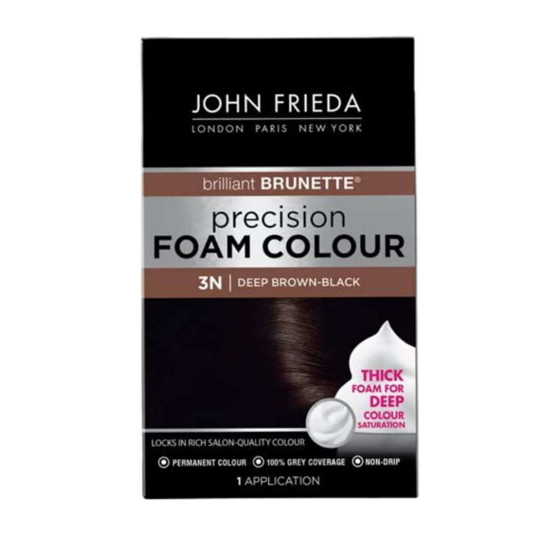 John Frieda London Paris New York Precision Foam Color 1 Application