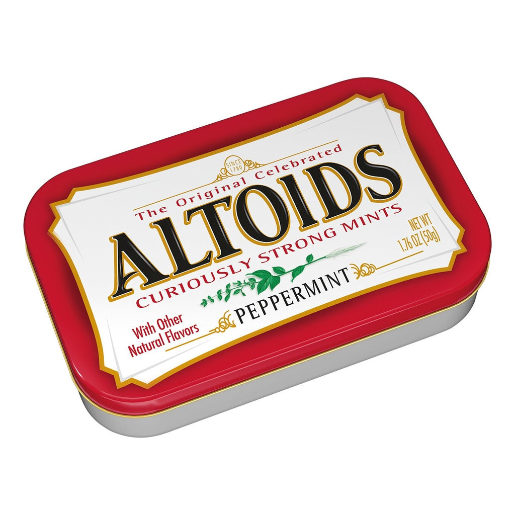 Altoids Classic Peppermint Breath Mints, 1.76 oz. / 50g, 1 Piece Tin