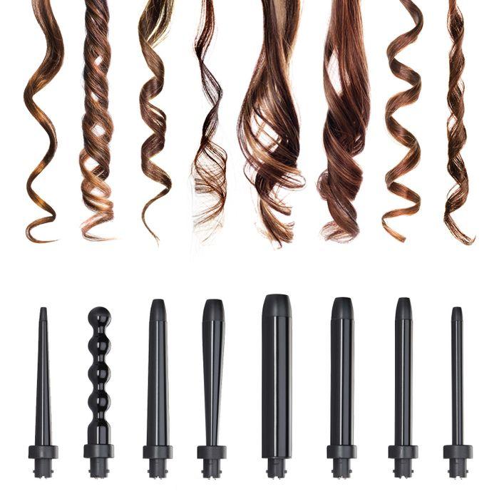 NuMe Octowand, Pro Curling Wand with 8 Interchangeable Barrels