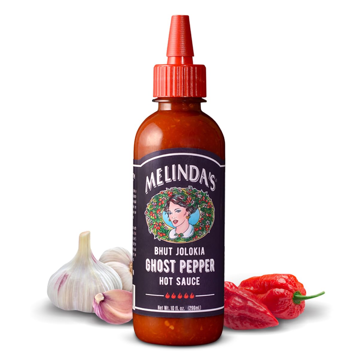 Melinda's Bhut Jolokia Ghost Pepper Hot Sauce, 296 ml / 10 fl. oz.