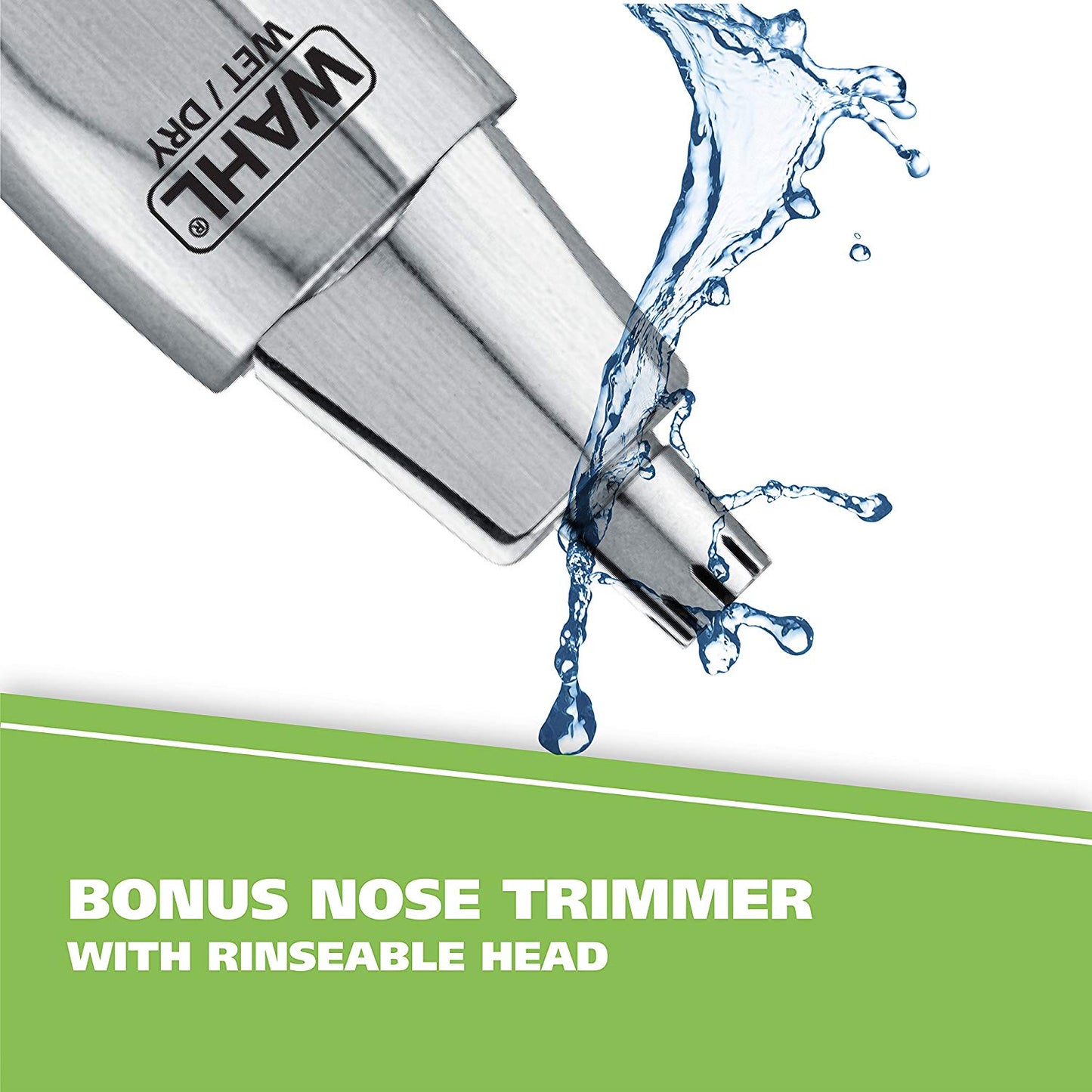 Wahl Groomsman Cord/Cordless Beard, Mustache, Hair & Nose Hair Trimmer for Detailing & Grooming Model 5623