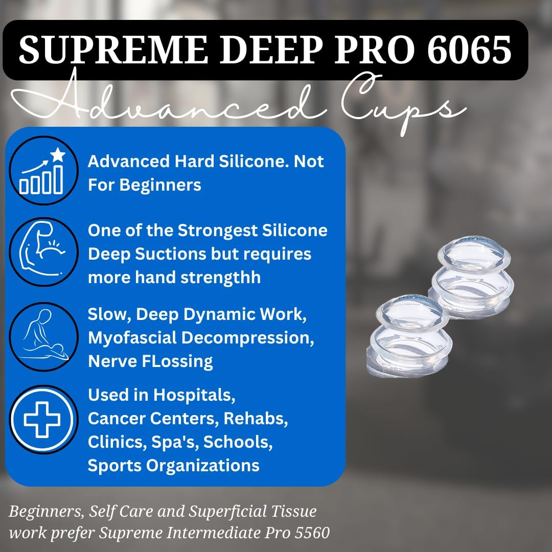 Cupping Warehouse Supreme 2 Deep Pro 6065 Professional Cupping Therapy Set – Large