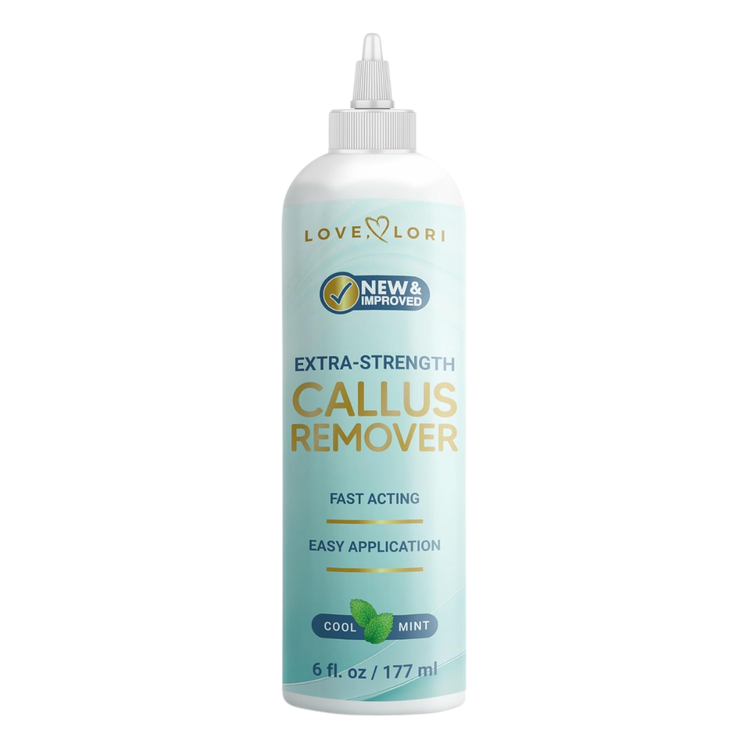 Love, Lori Extra Strength Callus Remover Cool Mint, 6 oz / 177 ml