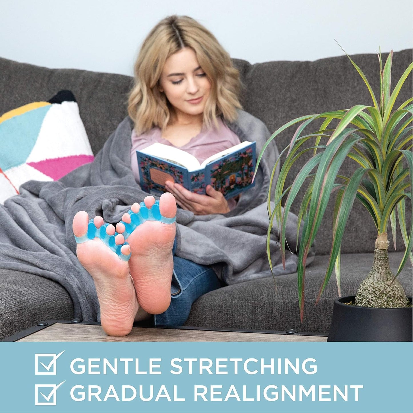 Mind Bodhi Feet Toe Separators (Blue) Universal Size