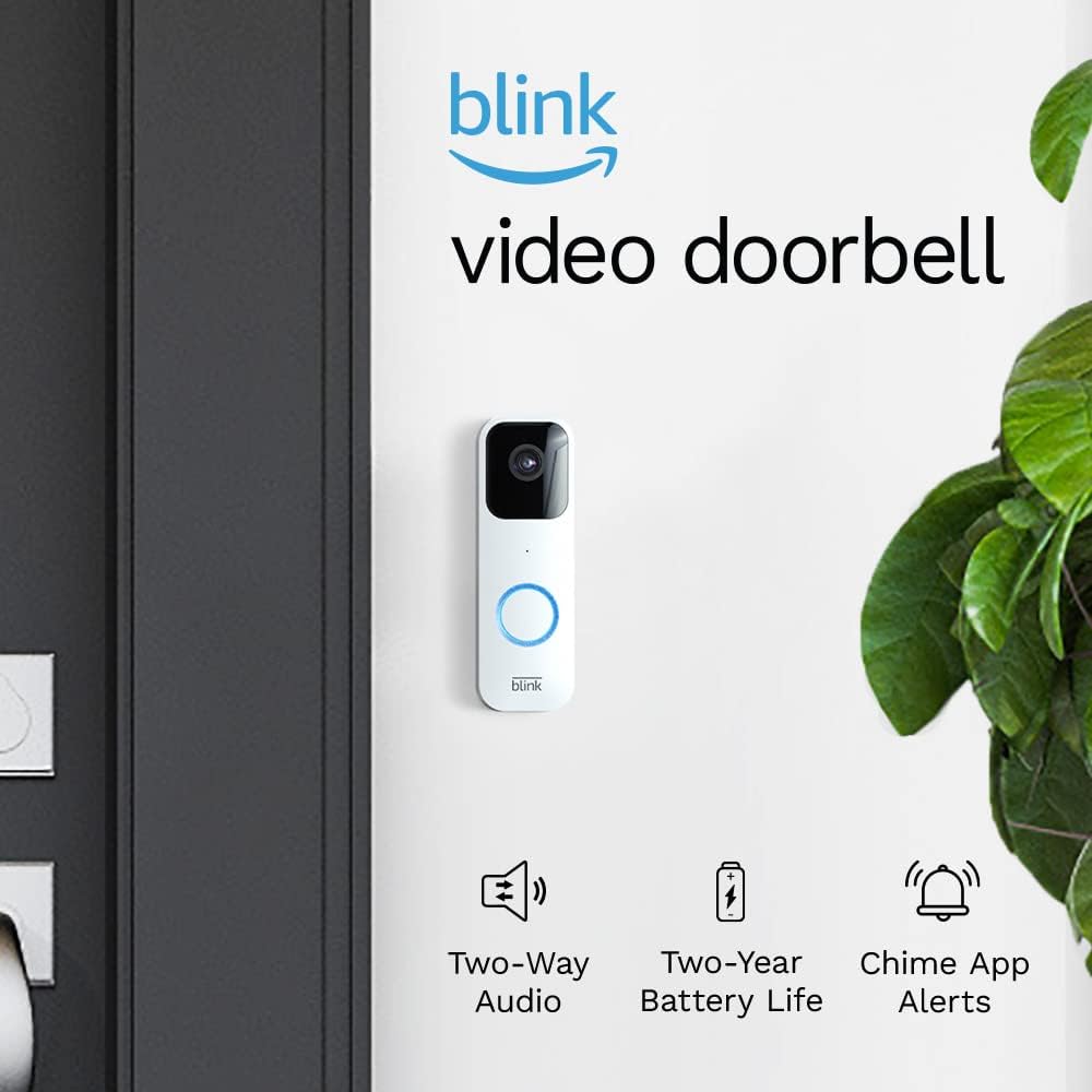 Blink Video Doorbell + Sync Module 2 Smart Security Camera