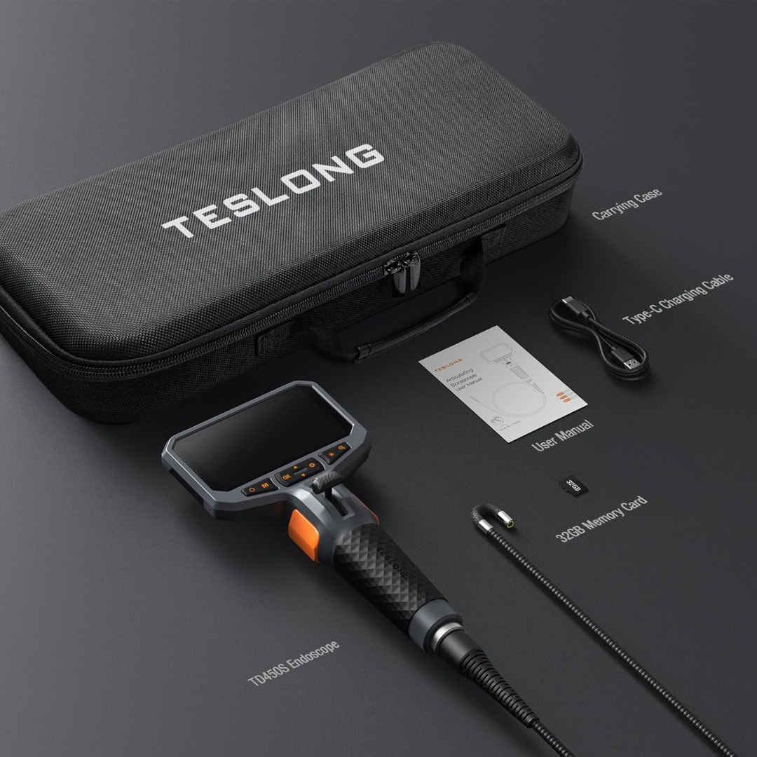 Teslong Articulating Borescope, TD450S