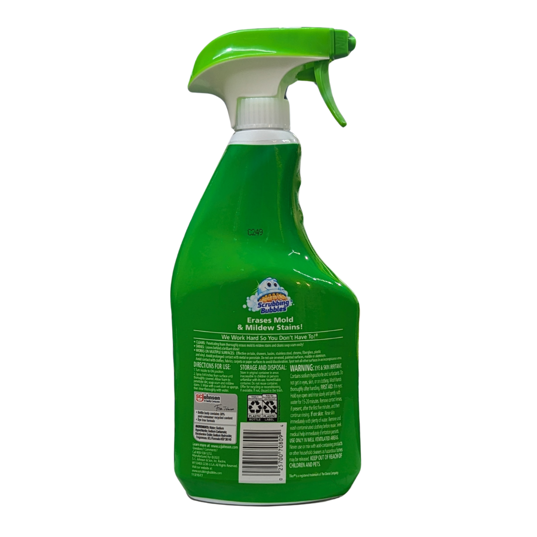 Scrubbing Bubbles Mega Shower Foamer Bathroom Cleaner, 946 ml / 32 fl oz