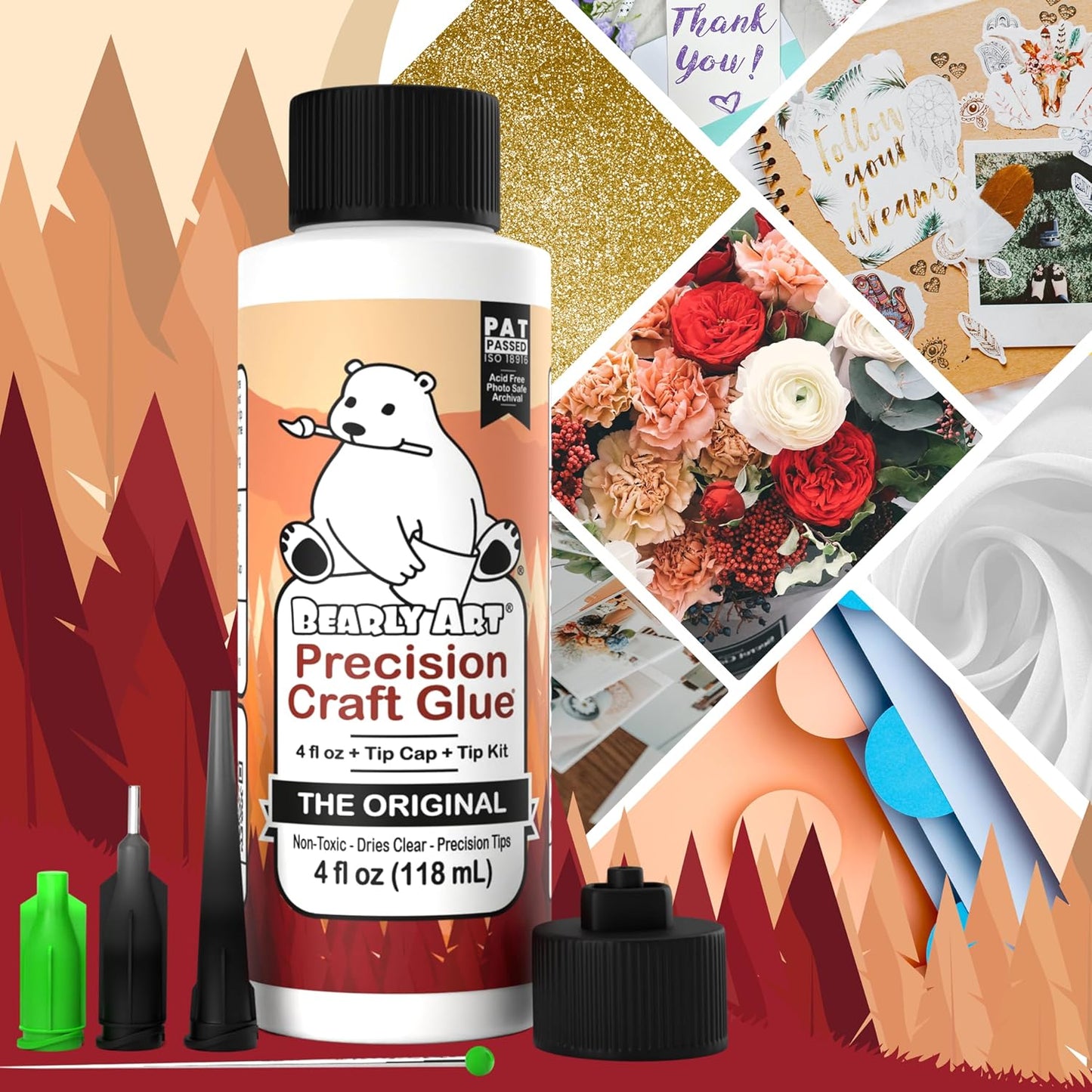 Bearly Art Precision Craft Glue 4 oz / 118ml
