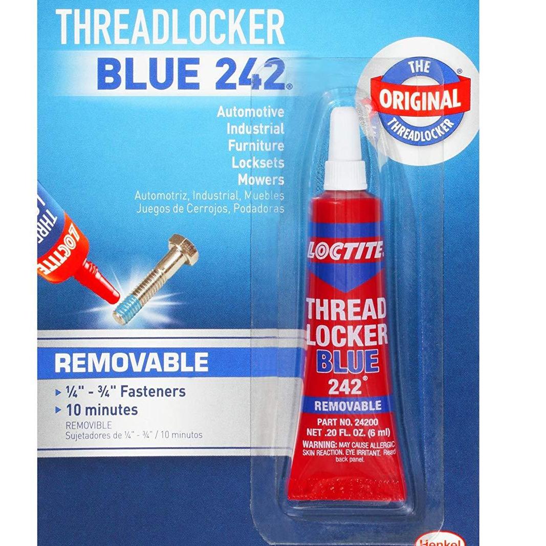 Loctite Heavy Duty Threadlocker, 0.2 oz, Blue 242, Single