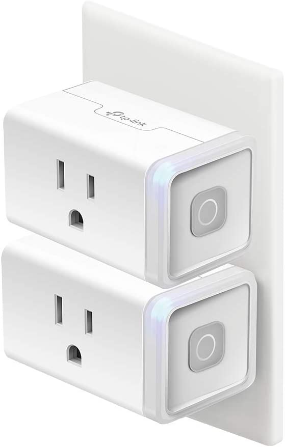 Kasa Smart Wi-Fi Plug Mini, Compatible with Alexa & Google Home – 2 Plug (HS103P2) 120 V