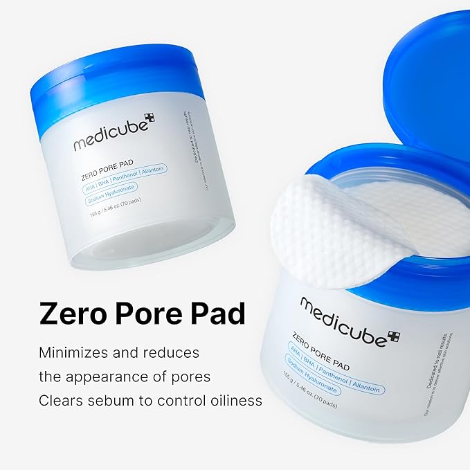 Medicube Zero Pore Pad 2.0, 70 Pads (155g / 5.46 oz)