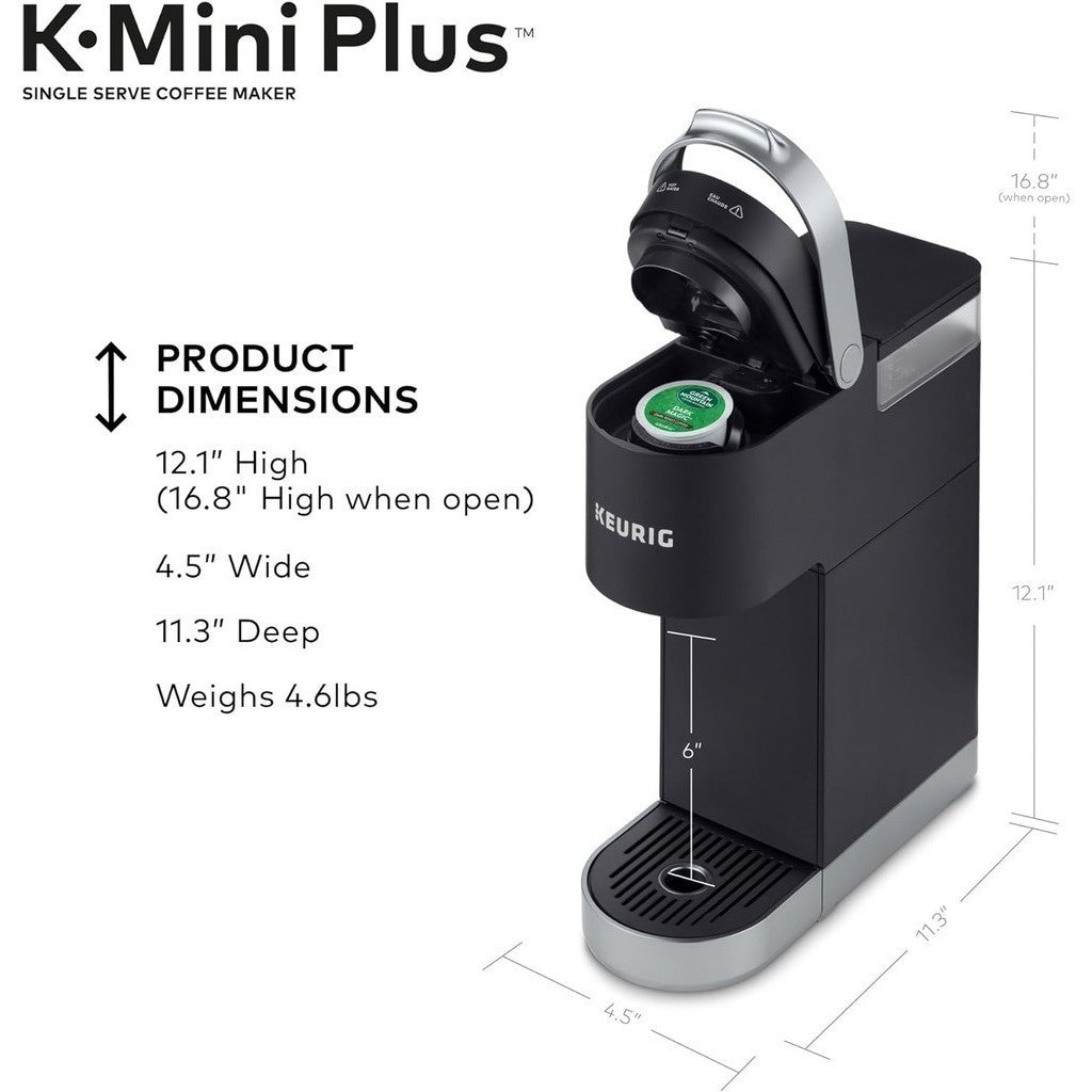 Keurig K-Mini Plus Single Serve Coffee Maker (BLACK)