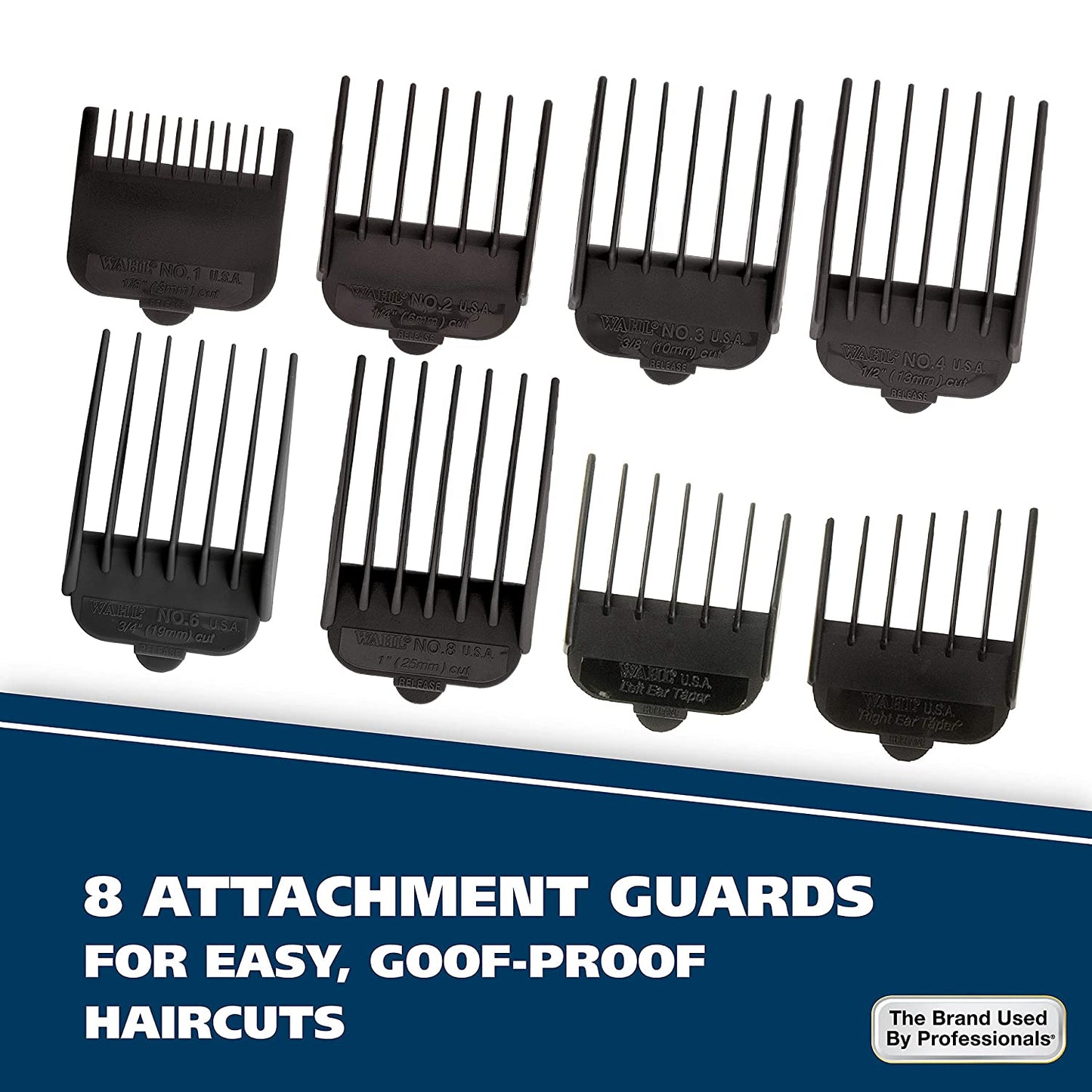 Wahl Clipper Corp Pro 14 Piece Styling Kit with Hair Clipper and Beard Trimmer, Model 79450, Chrome