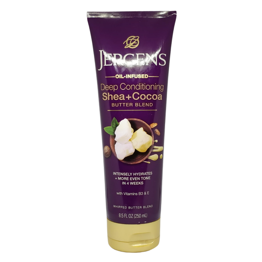 Jergens Oil-Infused Deep Conditioning Shea + Cocoa Butter Blend, 8.5 oz / 250 ml