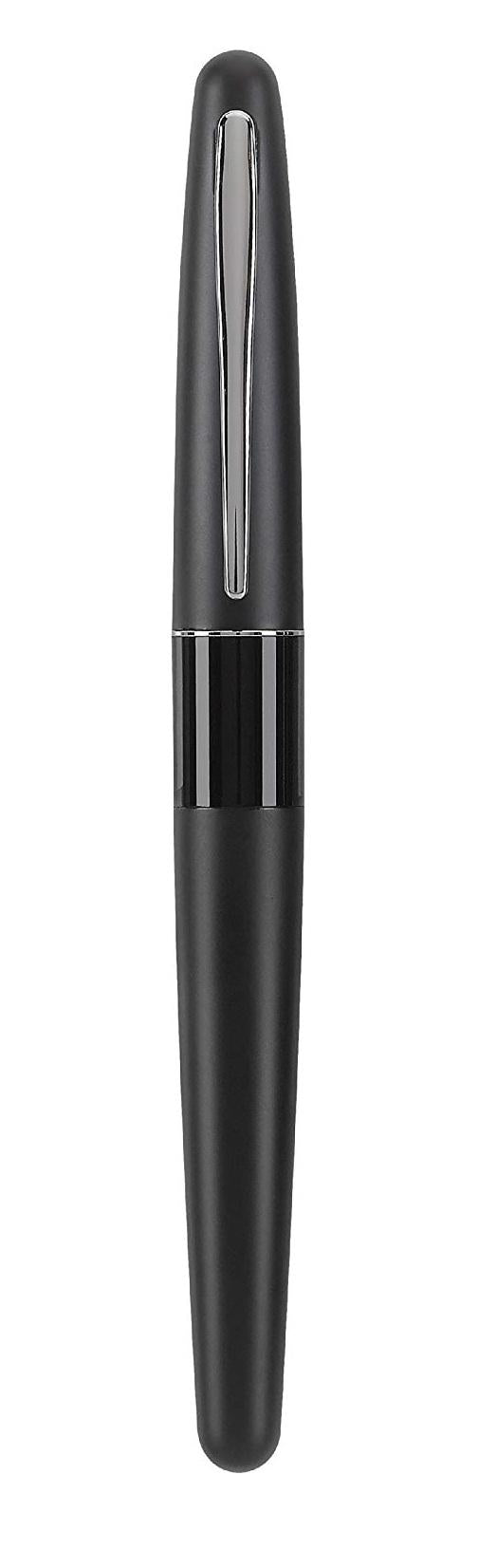 Pilot Metropolitan Collection Fountain Pen, Black Barrel, Classic Design, Fine Nib, Black Ink (91111)