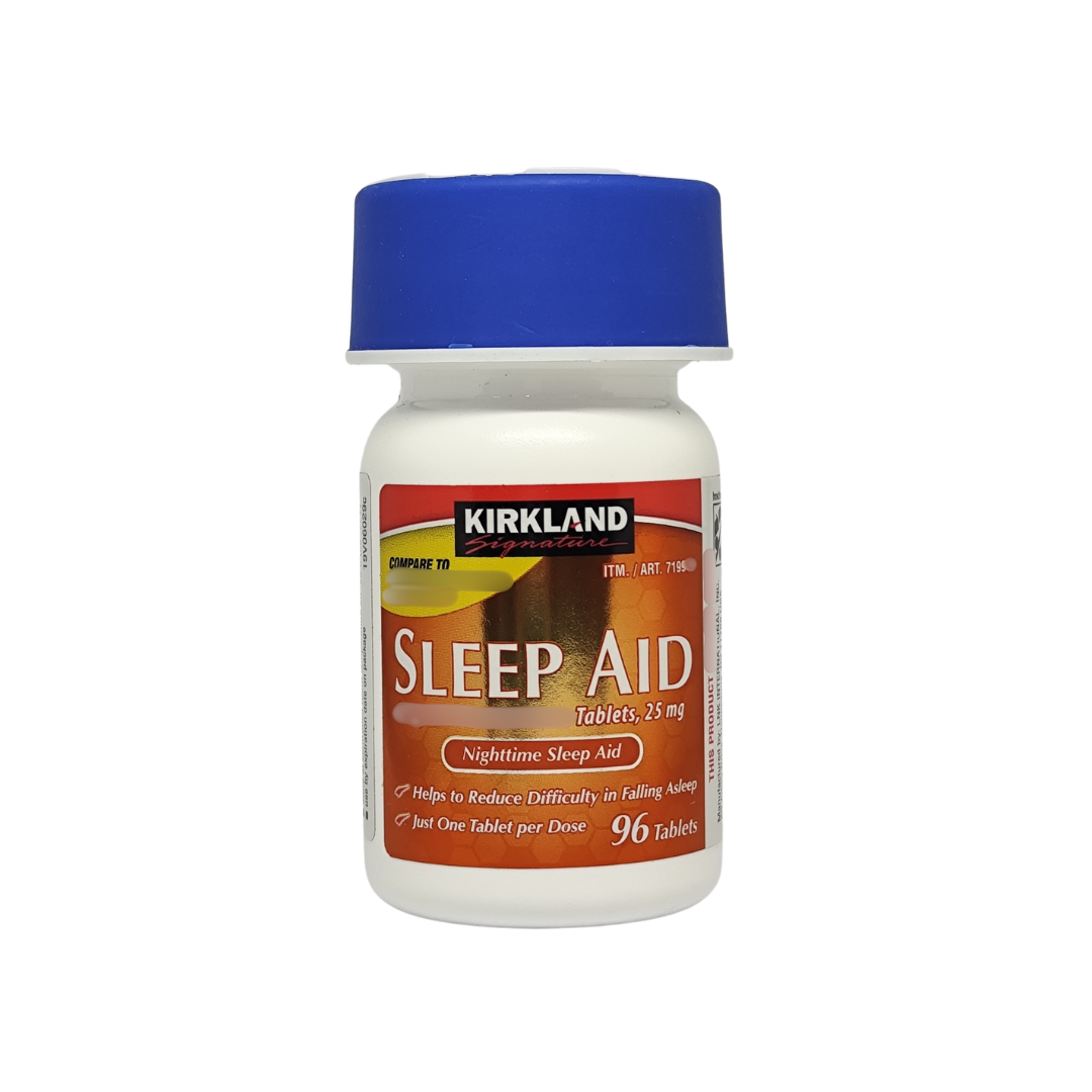 Kirkland Nighttime Sleep Aid 25 mg, 96 Tablets