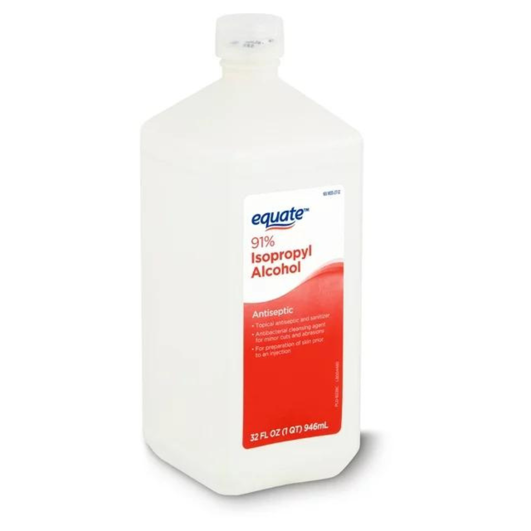 Equate 91% Isopropyl Alcohol Antiseptic - 32 fl oz / 946ml
