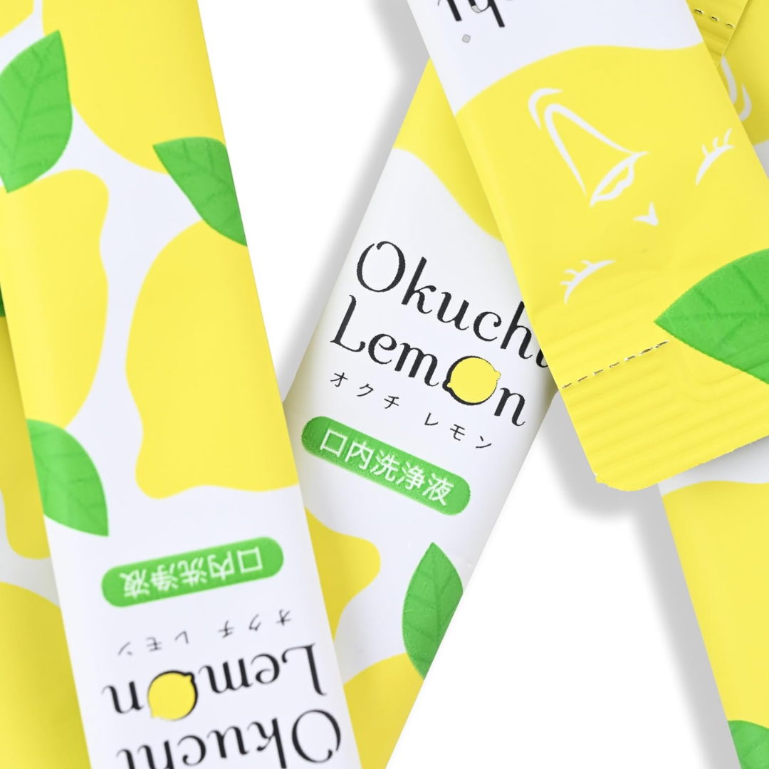 Okuchi Lemon Mouth Wash, 5 Count