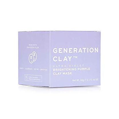 Generation Clay Ultra Violet Brightening Purple Clay Mask, 2.1 oz. / 60g