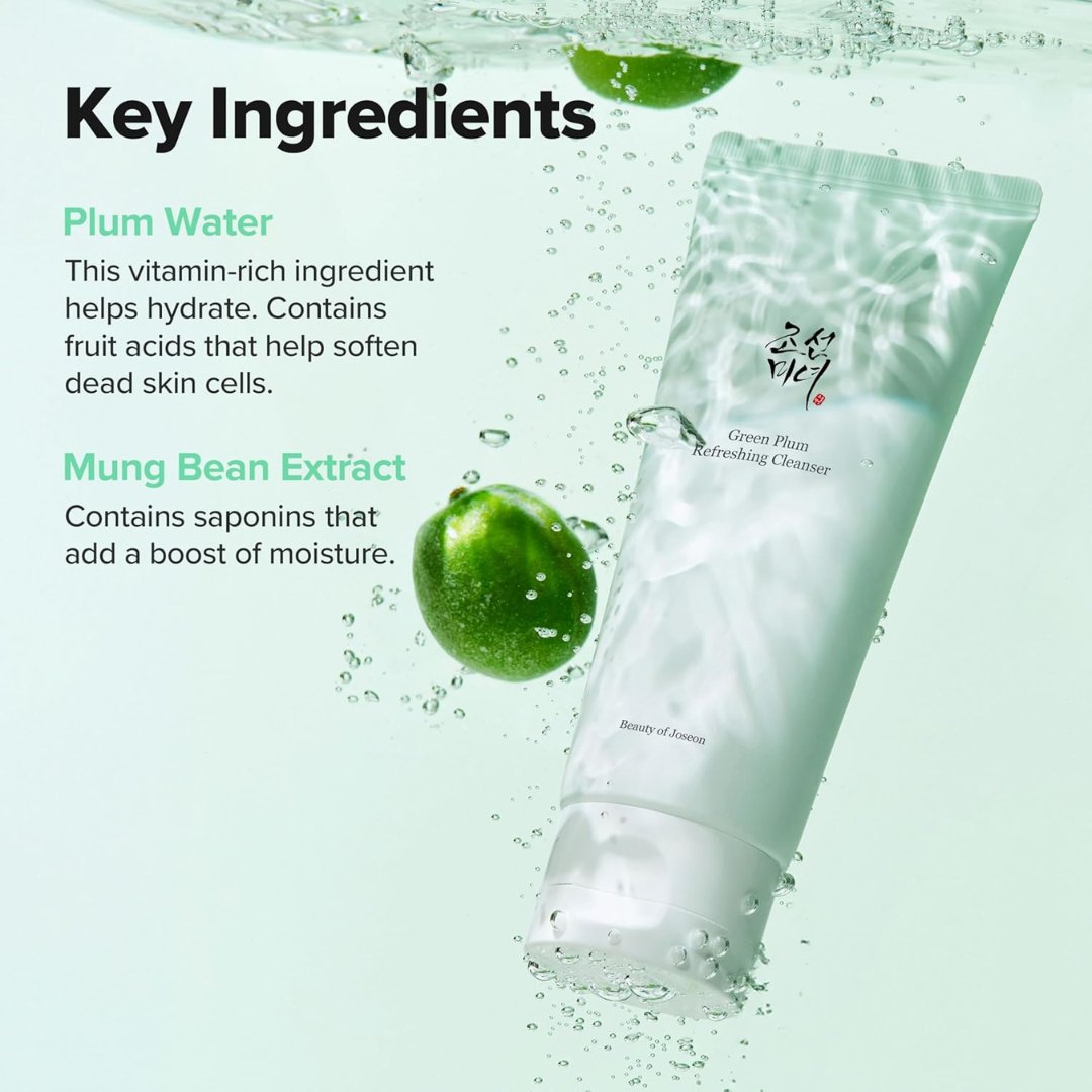 Beauty of Joseon Green Plum Refreshing Cleanser, 100 ml / 3.38 oz