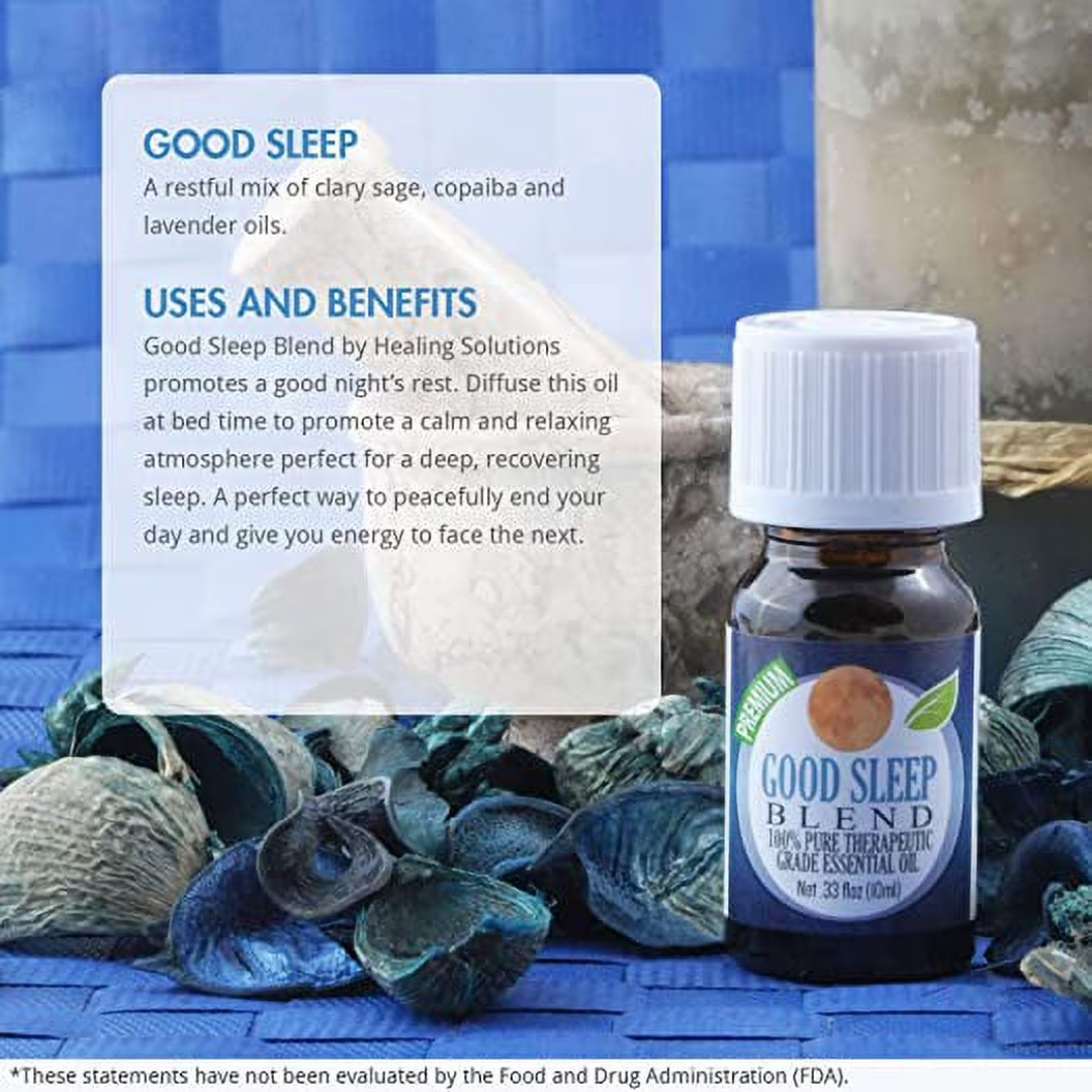 Healing Solutions Good Sleep Blend Essential Oil, .33 oz / 10 ml