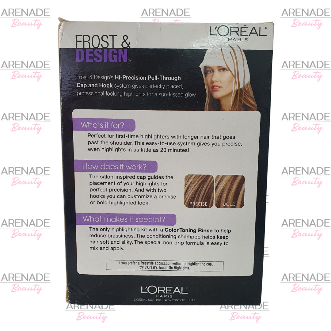 L'Oreal Paris Frost and Design H65 Caramel for Light Brown to Dark Brown Hair 1 Count