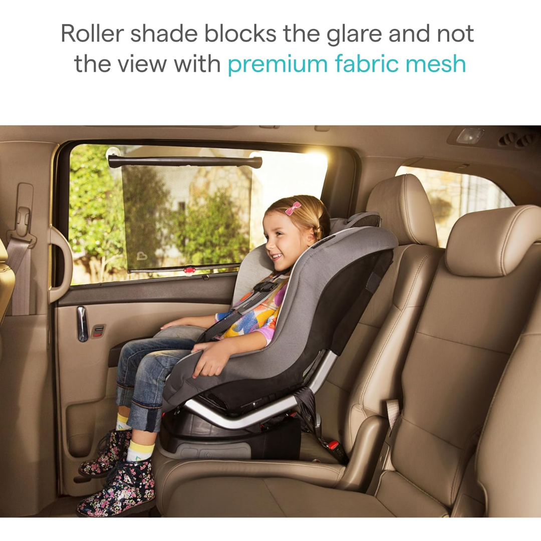 Munchkin Brica Sun Safety Car Window Shade 2 Pieces, Black