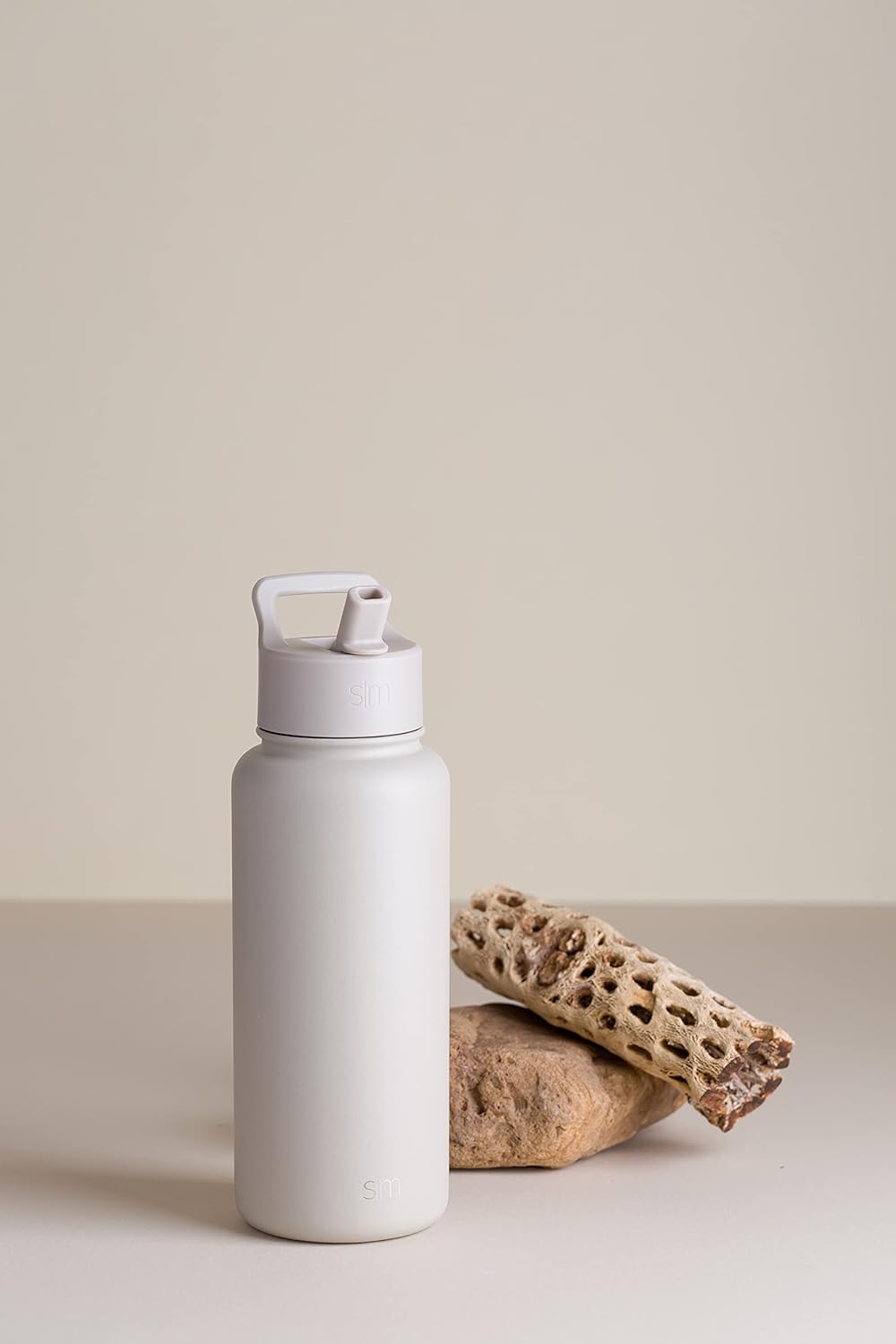 Simple Modern Summit Water Bottle with Straw & Chug Lid 32 Oz (Almond Birch)