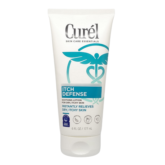 Curel Skincare Itch Defense Calming Body Lotion for Dry, Itchy Skin, 6 oz