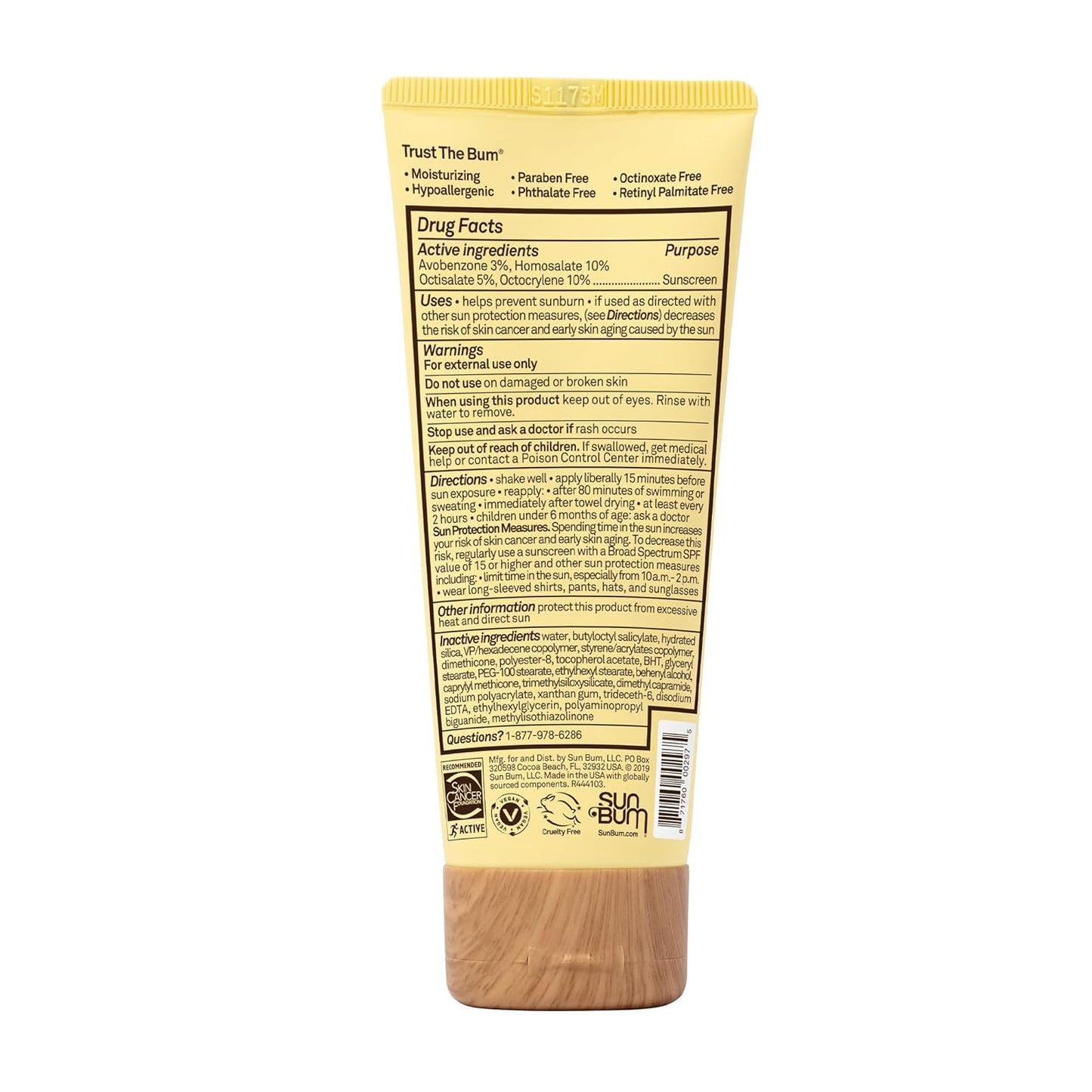 Sun Bum Face 50 Premium Sunscreen Face Lotion SPF 50 - 3 fl oz / 88ml