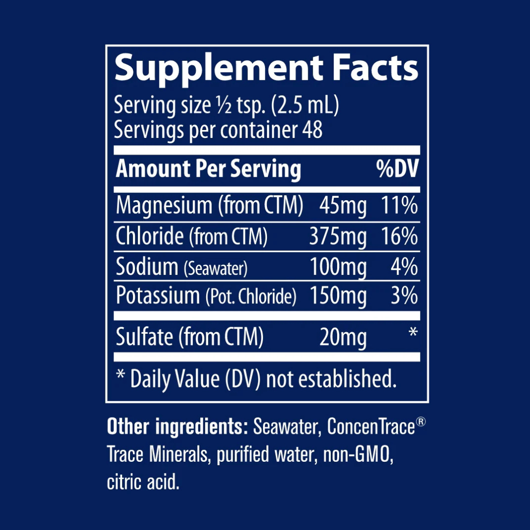 Trace Endure Liquid Electrolyte Supplement Promotes Energy & Hydration, 118 ml / 4 fl oz