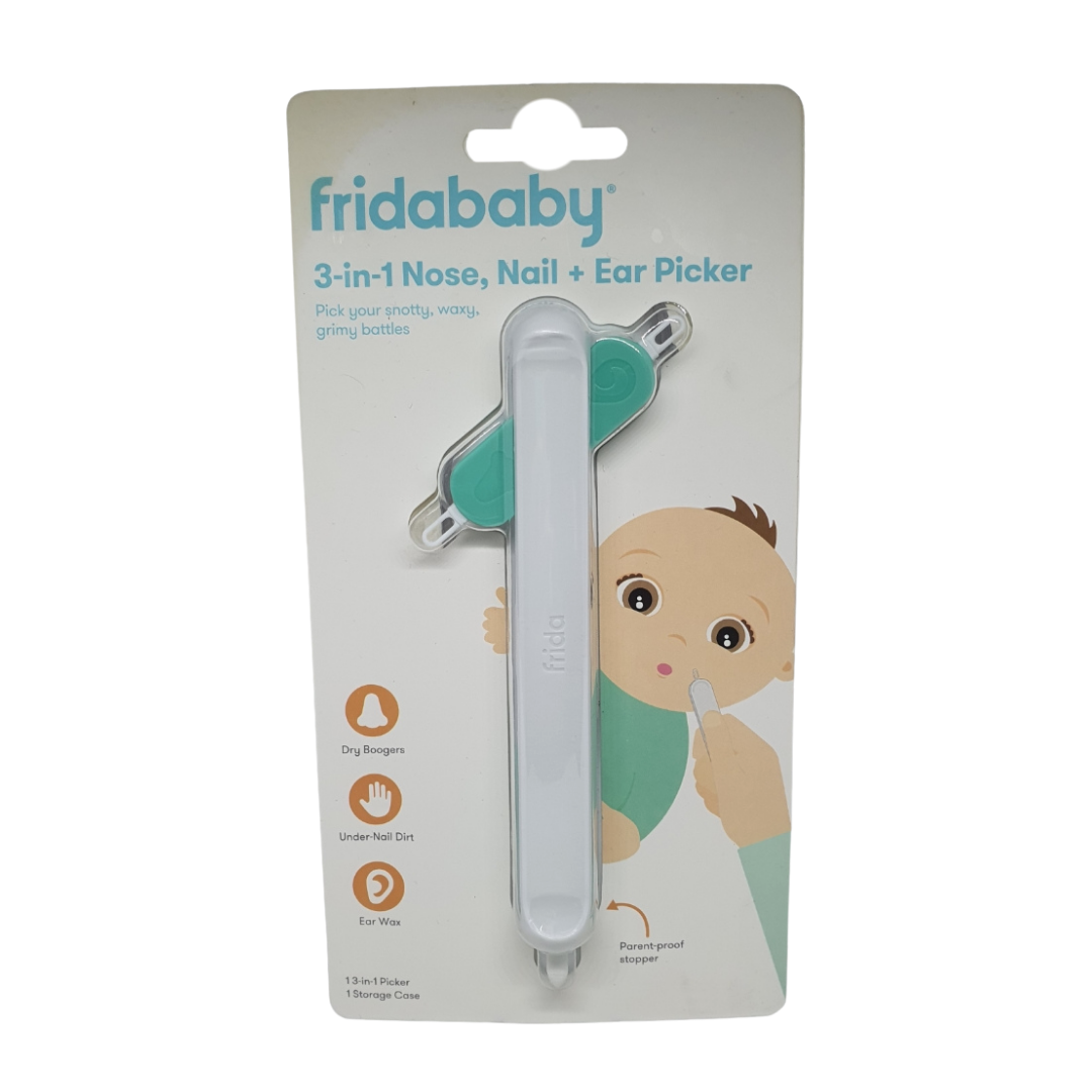Frida baby 3 in 1 Nose, Nail + Ear Picker  (13 In 1 Picker, 1 Storage Case)