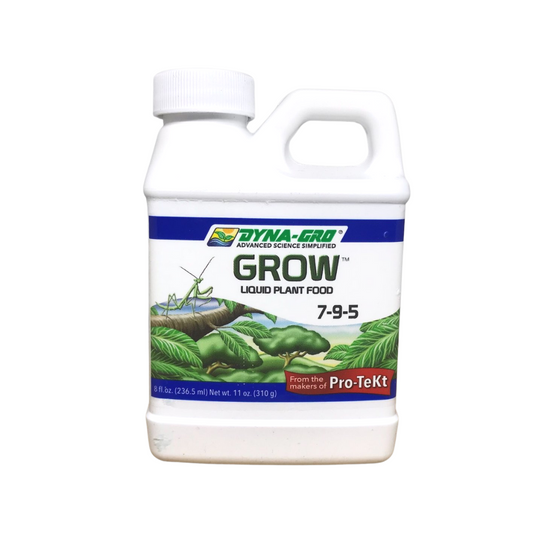 Dyna-Gro Grow Liquid Plant Food Enhance Plant Growth 7-9-5 8 Fl Oz (236.5ml)