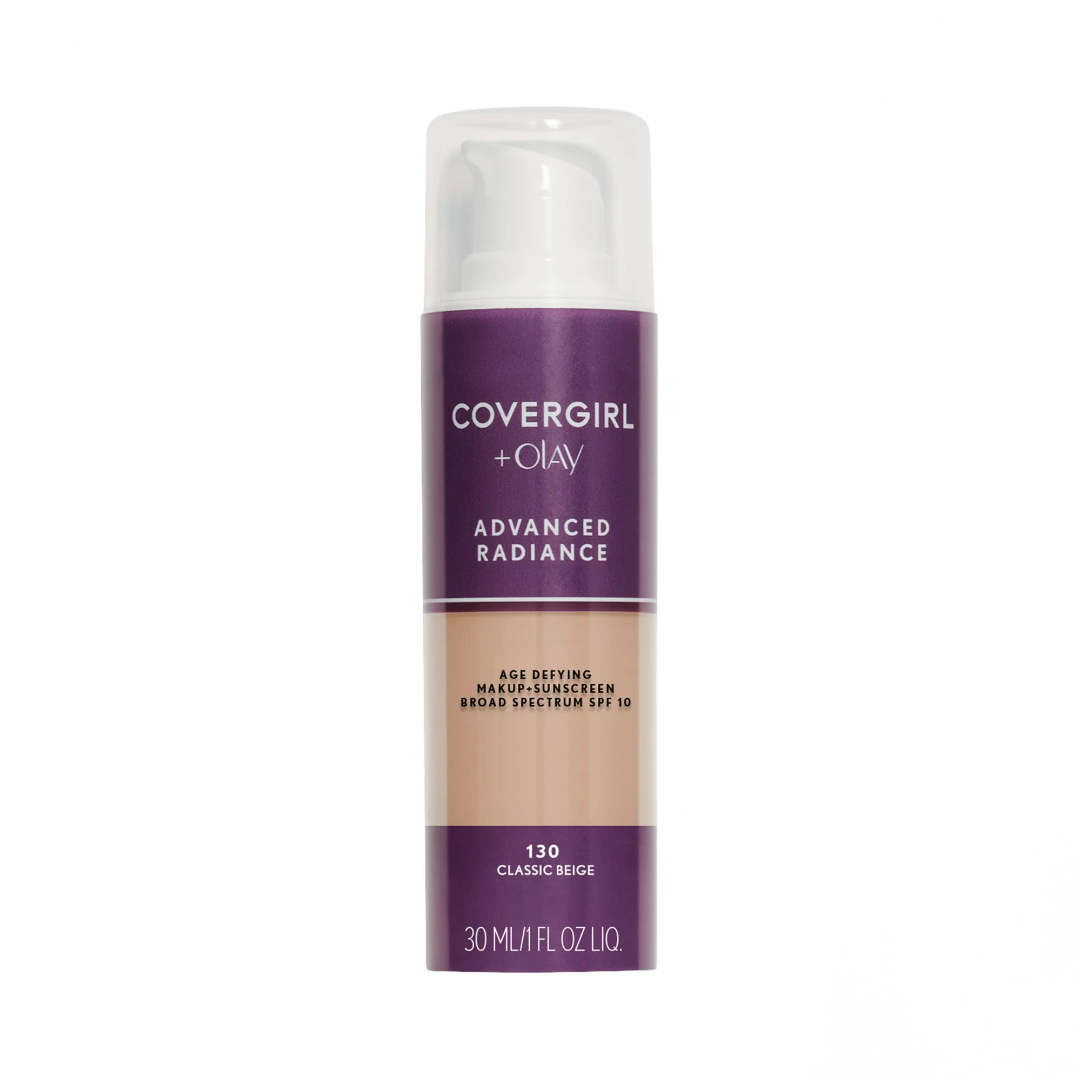 COVERGIRL + OLAY Advanced Radiance Age Defying Make-Up + Sunscreen SPF 10 | 130 Classic Beige - 30 ml