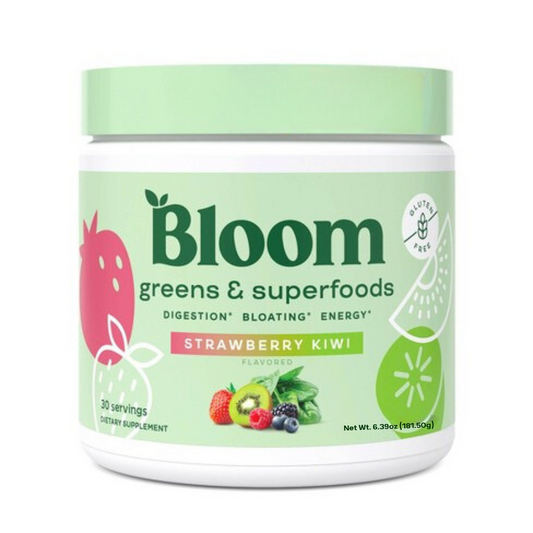 Bloom Greens & Superfoods Strawberry Kiwi 30 Servings 6.39oz / 181.50g