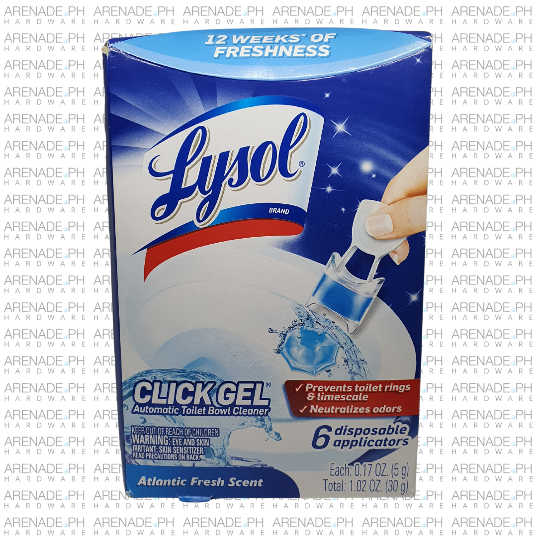 Lysol Click Gel Automatic Toilet Bowl Cleaner 6 applicators 30g