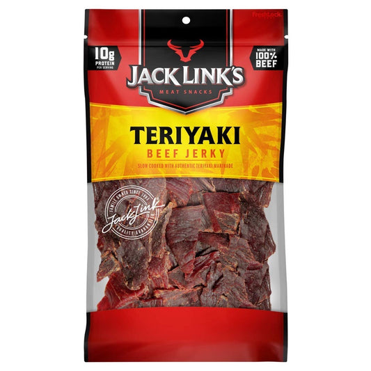 Jack Link’s Teriyaki Beef Jerky, Made with 100% Beef, 9 oz. / 255g