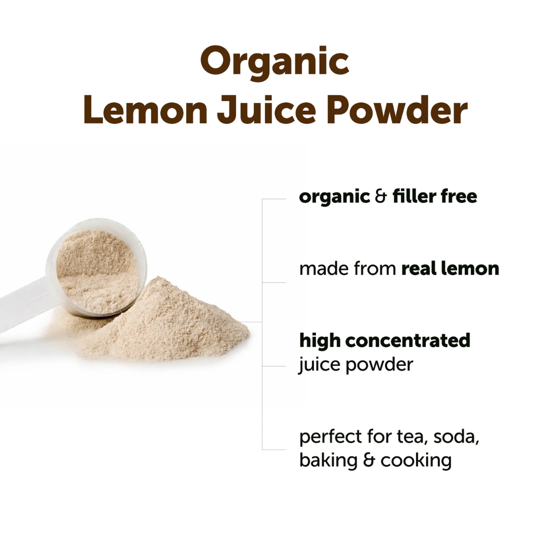 Trial Size Micro Ingredients Organic Lemon Juice Powder Supplement, 50 g