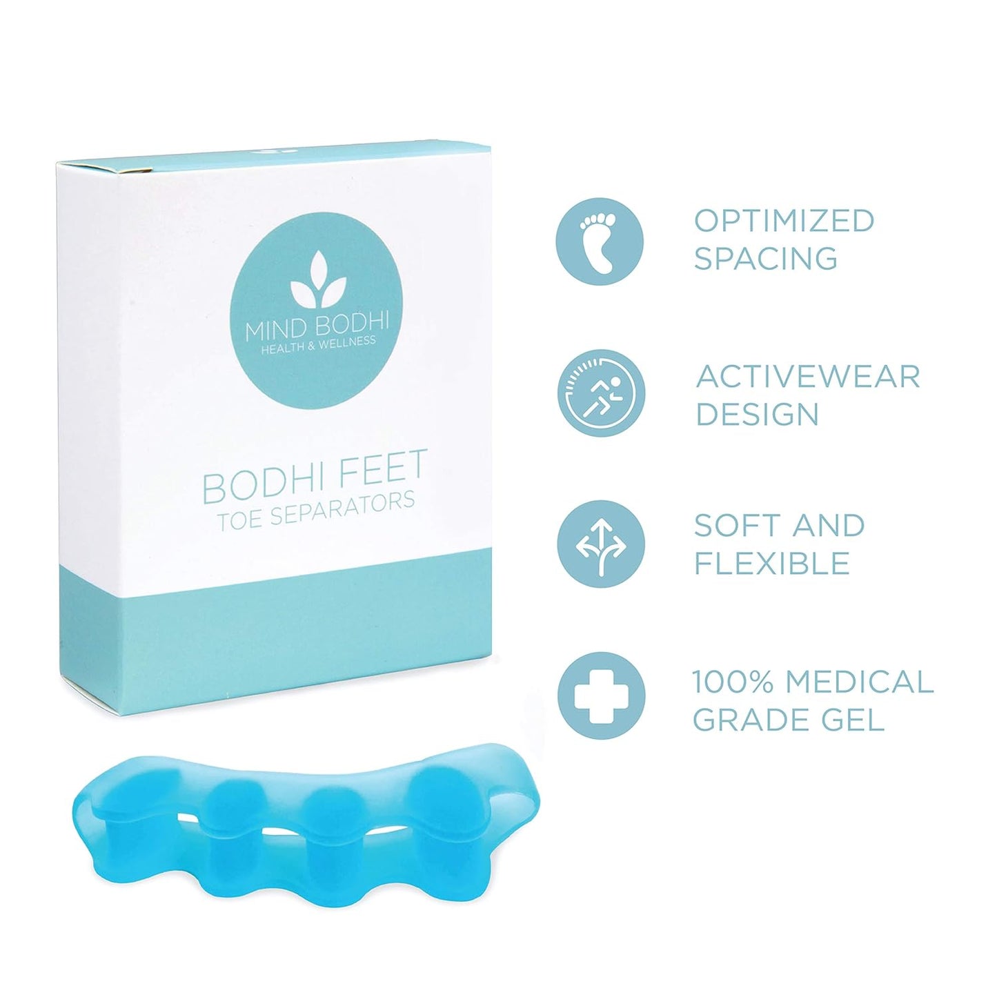 Mind Bodhi Feet Toe Separators (Blue) Universal Size