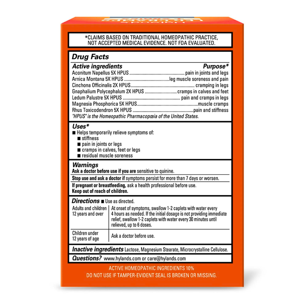 Hyland's Naturals Leg Cramps + Arnica Relief 40 Caplets