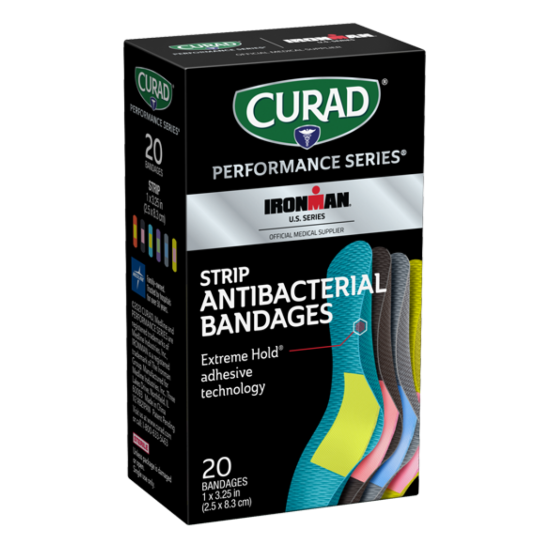 Curad Performance Antibacterial Bandages 20 Bandages