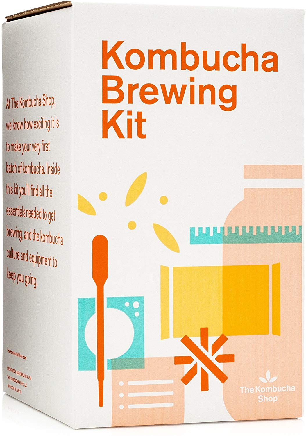 The Kombucha Shop Kombucha Starter Kit, 1 Gallon Brewing Kit