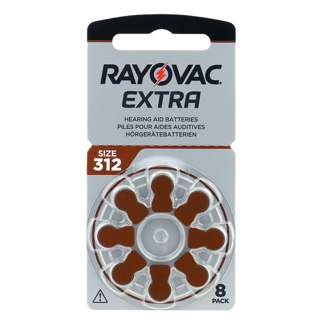 Rayovac Extra Hearing Aid Batteries Size 312
